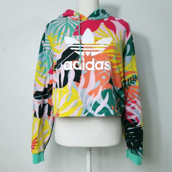 tropicalage cropped hoodie